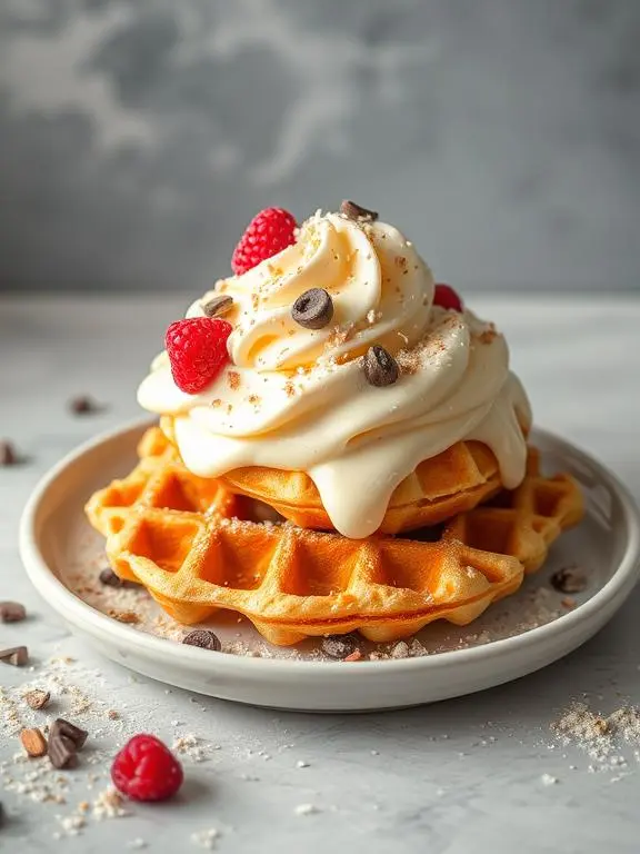 White Chocolate Waffle