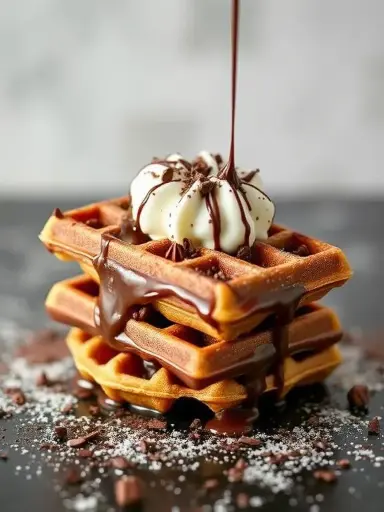 Chocolate Orange Waffle