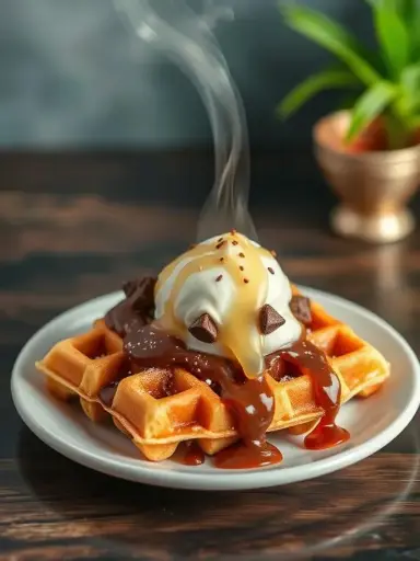 Twix Waffle