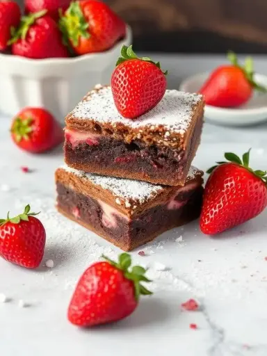 Strawberry Brownie