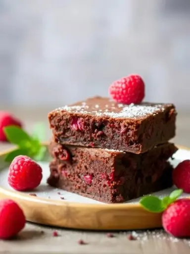 Raspberry Brownie