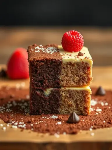 Half n Half Brownie