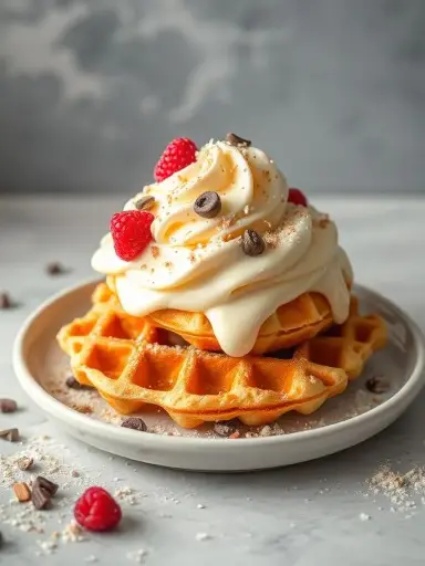 White Chocolate Waffle